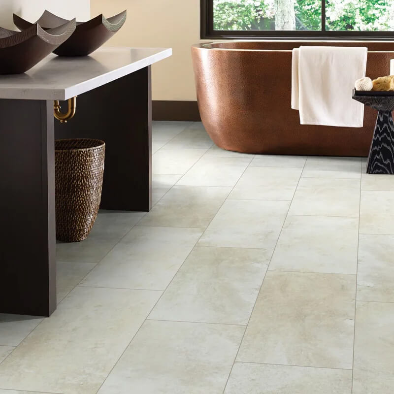 Bathroom vinyl | Floors Plus, Inc