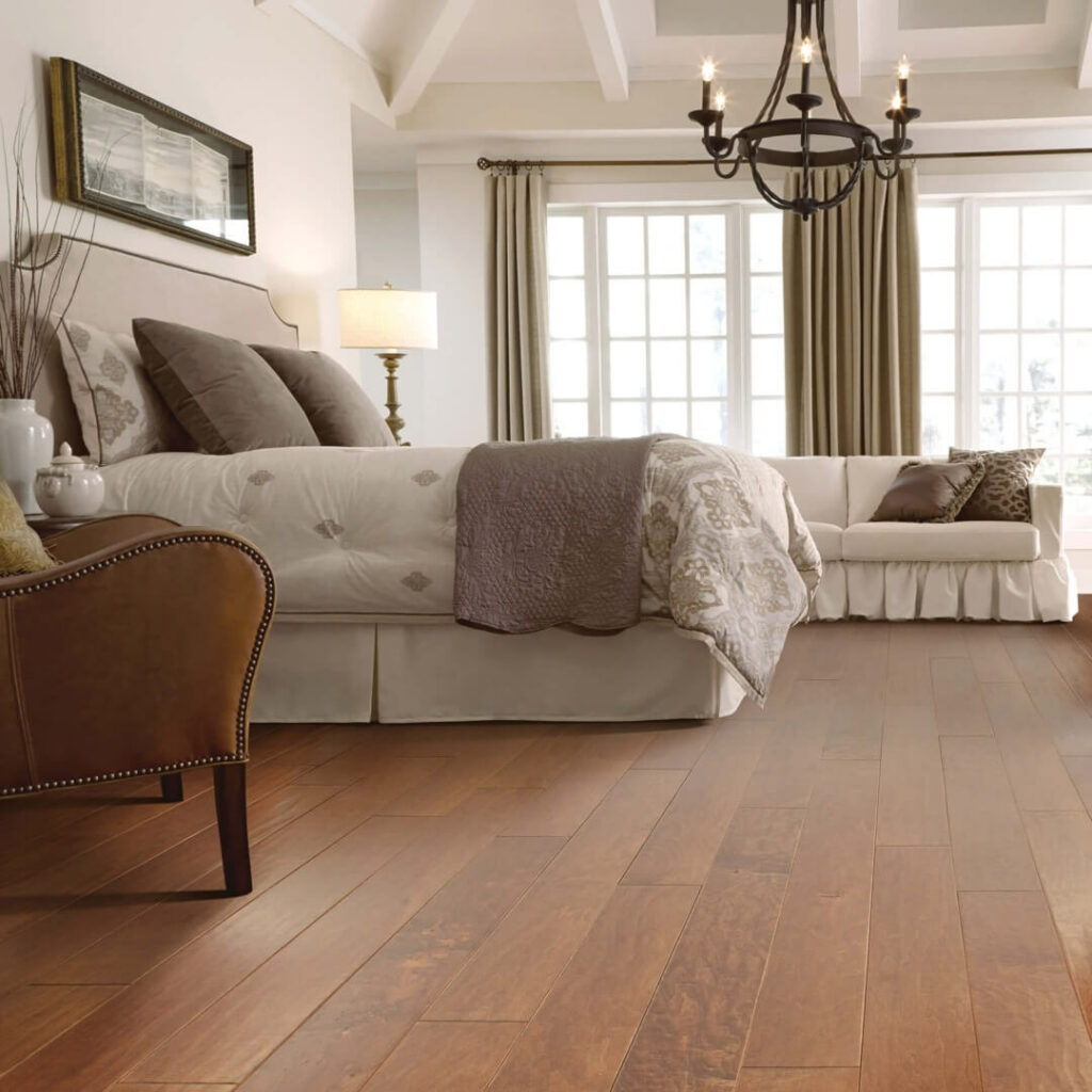 Bedroom hardwood | Floors Plus, Inc